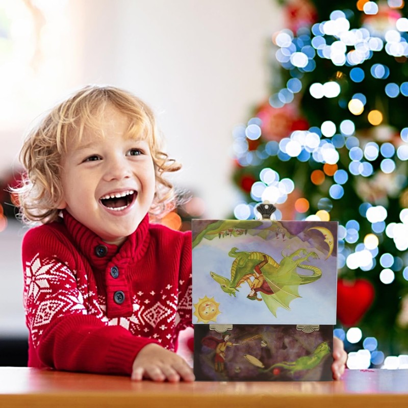 Enchantmints Playful Dragon Musical Jewelry Box for Girls & Boys