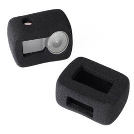 HSU Sponge Windproof Cover Windproof Cover for DJI Osmo Action 4/3 Action Camera, Sponge Cover Windproof Case Noise/Wind Noise Action Camera Accessories (2 Pack)