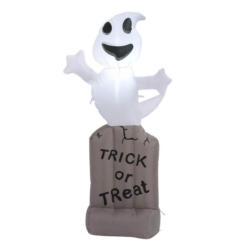 Inflatable Ghosts Tombstones Decoration 5Ft LED IP44 Waterproof With Blower
