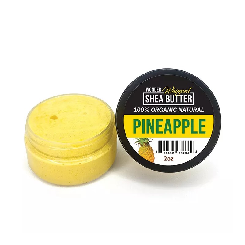 WONDER Natural Whipped Shea Butter * Pineapple * 2oz -