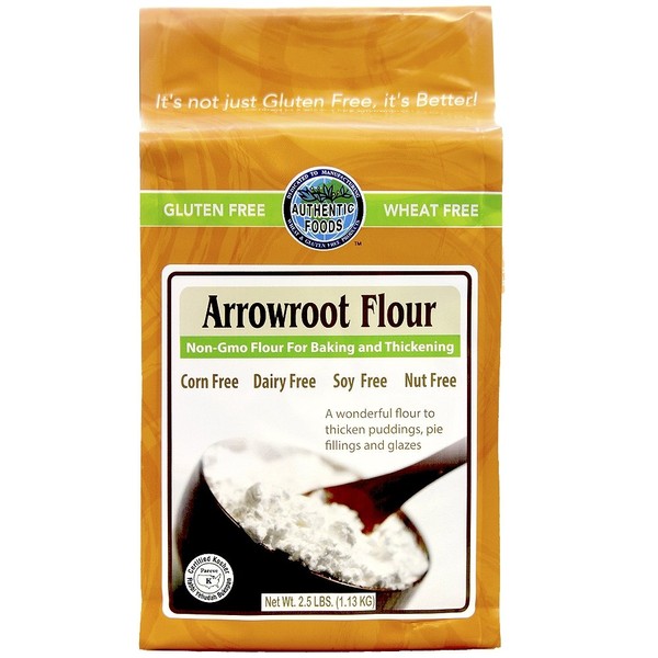 Authentic Foods Arrowroot Flour, 2.5 lbs