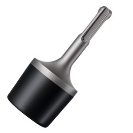 Powered Rubber Hammer: Rubber Mallet for Electric Hammer Drill with Standard Shaft Handle for Working on Sheet Metal Pipes Plumbing Tile Laying Leveling Carpentry