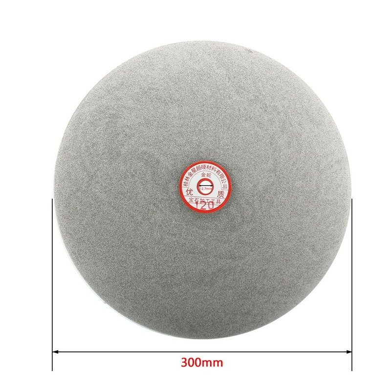 uxcell 300mm 12-inch Grit 120 Diamond Coated Flat Lap Disk