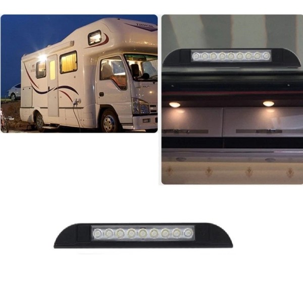 Unbranded 12V-28V RV 9 LED Ceiling Light LED Awning Lamp