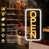 inShareplus 16"x 9" Super Bright Open Sign,12V LED Neon Open