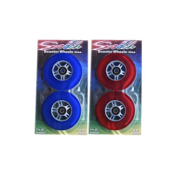 4 Wheels Blue & Red with Bearings Razor Kick Scooter