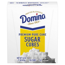 Domino Premium Pure Cane Sugar Dots Sugar Cubes 16 Ounce Pack Portion Control