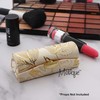 Motique Accessories Lipstick Case with Elegant Paisley Design - Gold