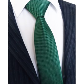 Towergem Men's Extra Long Tie Pure Fabric Jacquard Microfibre XL Tie 63 Inches, PA2-109