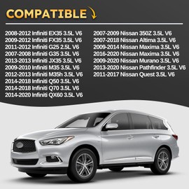 1406 Double Iridium Spark Plug for Infiniti EX35 FX35 G25 G35 JX35 M35 M35h M56 Q50 Q70 QX60/Nissan Altima Maxima Murano Quest 350Z V6 Replaces # DILKAR7B11 (Set of 6)