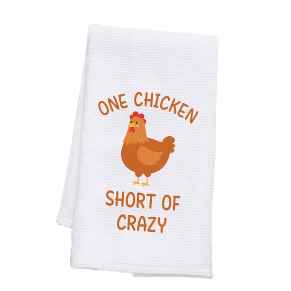 PLITI Chicken Kitchen Towel Chicken Lover Gift Chicken Mom Gift