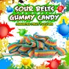 SourZap Sour Belts | 8-Ounce Pack | Gummy Candy |
