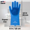 Bubble Hands Dog Washing Gloves with Bristle Scrubbers, Reusable Silicone