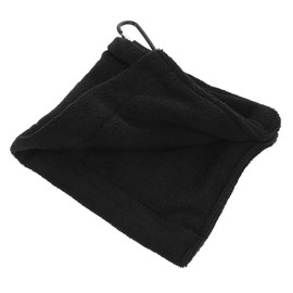 CORHAD Portable Golf Ball Cleaning Towel Durable Microfiber Golf Wipe for All Club Types Essential Accessory for Golfers Fit High Durability Black