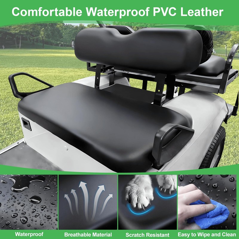 Waterproof Golf Cart Seat Covers for EZGO TXT RXV Freedom,