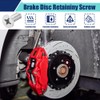 Lyxheth 8PCS Stainless Steel Brake Disc Rotor Screws, Brake Disc