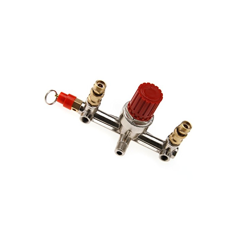 For Compressed Air Double Pressure Monitor Pressure Regulator Holder Compressor