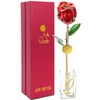 Icreer 24k Gold Rose Mothers Day for Mom Best Gifts,Real