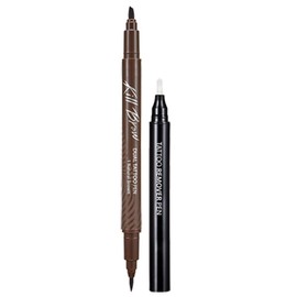 Clio Kill Brow Dual Tattoo Pen Set, 03 Gray Brown