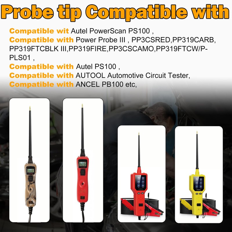 ZIBOO PPTK0043 TEK 6IN Probe Tip Extended Probe Tip 4Mm