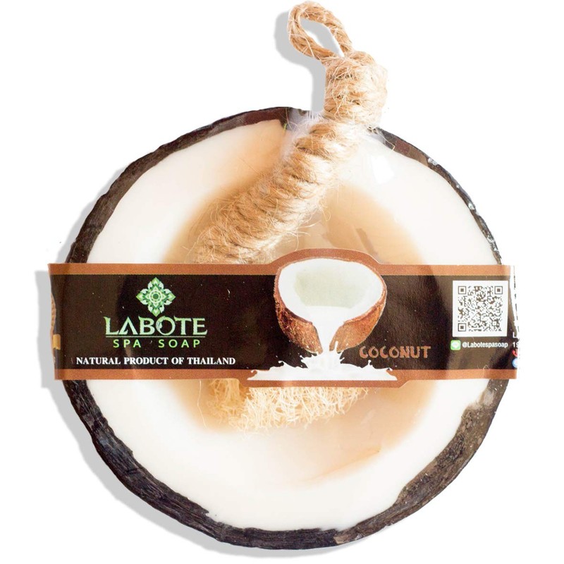 LABOTE Handmade Thai Organic Natural Coconut Soap with Typical Scent