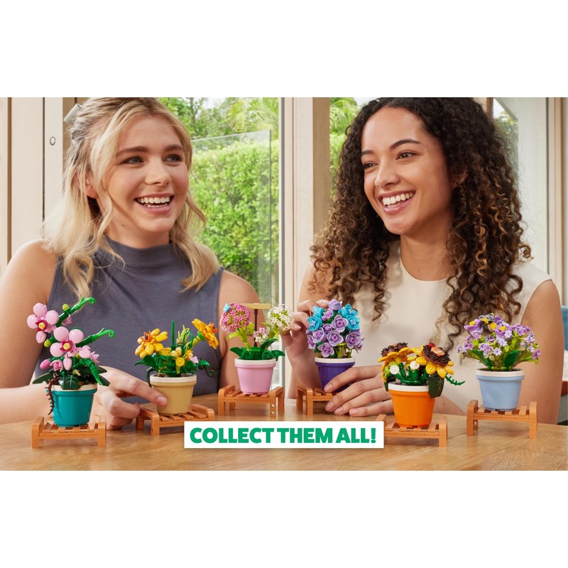 MAX Premium Garden Pot Plants Building Bricks Collection (up to