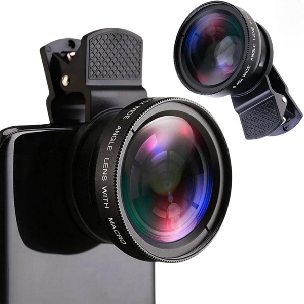 Mobile phone lens, phone camera lens, universal lens for mobile