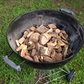 Camerons Smoking Wood Chunks (Mesquite) ~10 pounds, 840 cu. in. Kiln Dried BBQ Large Cut Chips- All Natural Barbecue Smoker Chunks for Smoking Meat