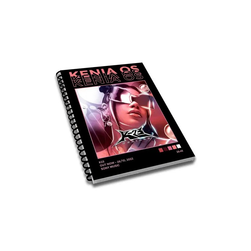 Libreta Kenia Os Album Music Cuaderno Profesional Pasta Dura