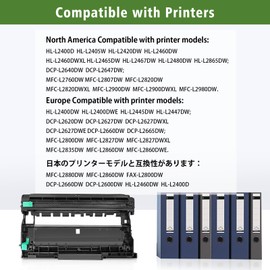 Compatible Drum Unit DR-830 DR830 15000 Pages for Brother HL-L2400D L2405W L2420DW L2460DWXL L2465DW L2467DW L2480DW L2865DW DCP-L2640DW L2647DW MFC-L2760DW L2807DW L2900DWXL L2980DW Printers