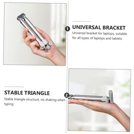 CAXUSD Hollow Laptop Shelf Aluminum Alloy Computer Stand Telescopic Laptop Cooling Rack