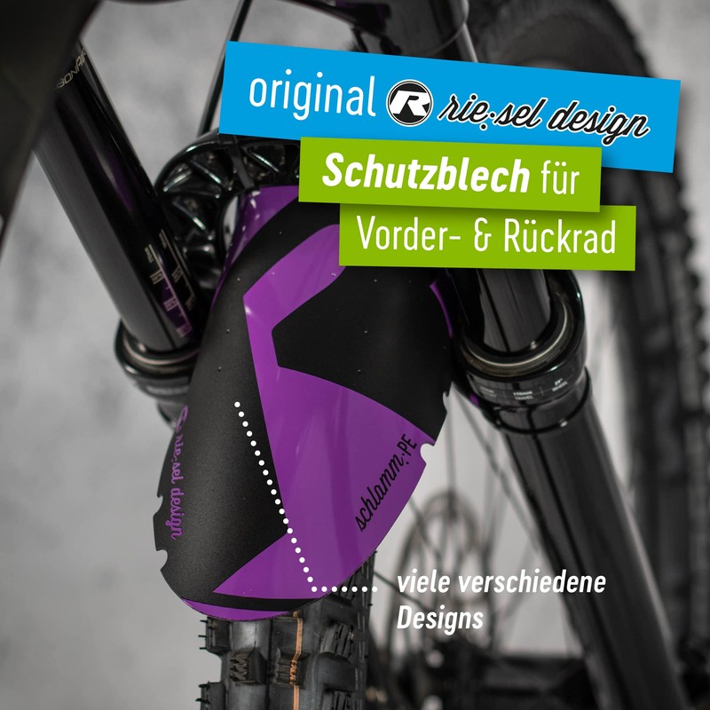 Riesel Design Schlamm:PE Mountainbike Enduro Style Front & Rear Bike