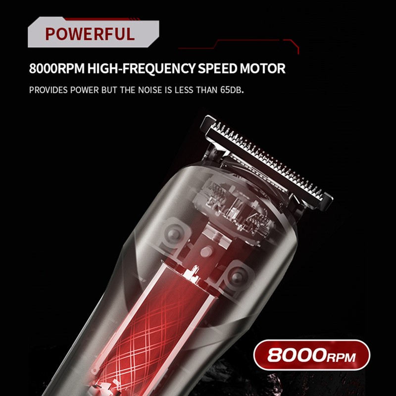 Men Trimmer 8000RPM High Speed Portable Multifunctional Electric Rechargeable Men