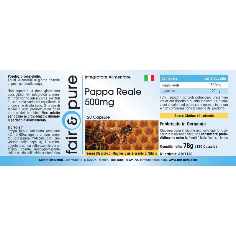 Fair & Pure® - Royal Jelly 500 mg - 120