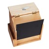 Wood Suggestion Box with Acrylic Holder, Prayer Ballot Comment Box