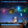 MICTUNING Wireless LED Strobe Lights with Remote Control for Car