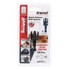 Trend Snappy 1/2 Inch Standard Plug Cutter for Hard &
