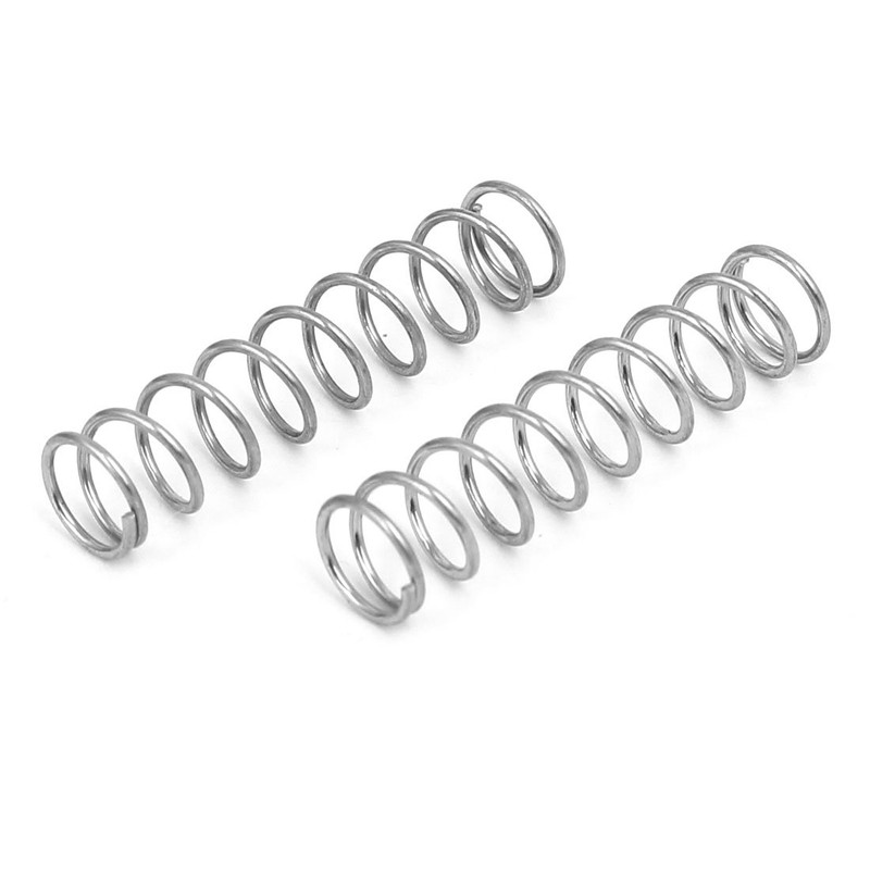 uxcell Compression Spring,304 Stainless Steel,7mm OD,0.7mm Wire Size,30mm Free Length,Silver