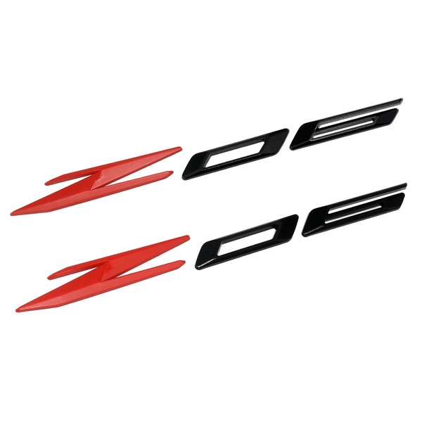 2Pcs Z06 Emblems 3D Badge Nameplate Letter Replacement for 2020-2022
