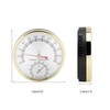 Sauna Room Thermometer, Metal Indoor Thermometer Hygrometer Hygrothermometer Sauna Room