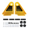 Woodworking Feather Loc Board Set, Multi-Purpose Double Featherboards Miter Gauge