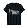 Euphonium Euphoniumista Marcia Sinfonica Banda Musicale Maglietta