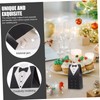 iplusmile 100pcs Bride Groom Candy Boxes Wedding Favor Containers Capacity