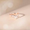 Mameloly Wedding Bands for Women Marquise & Round Shaped Rose