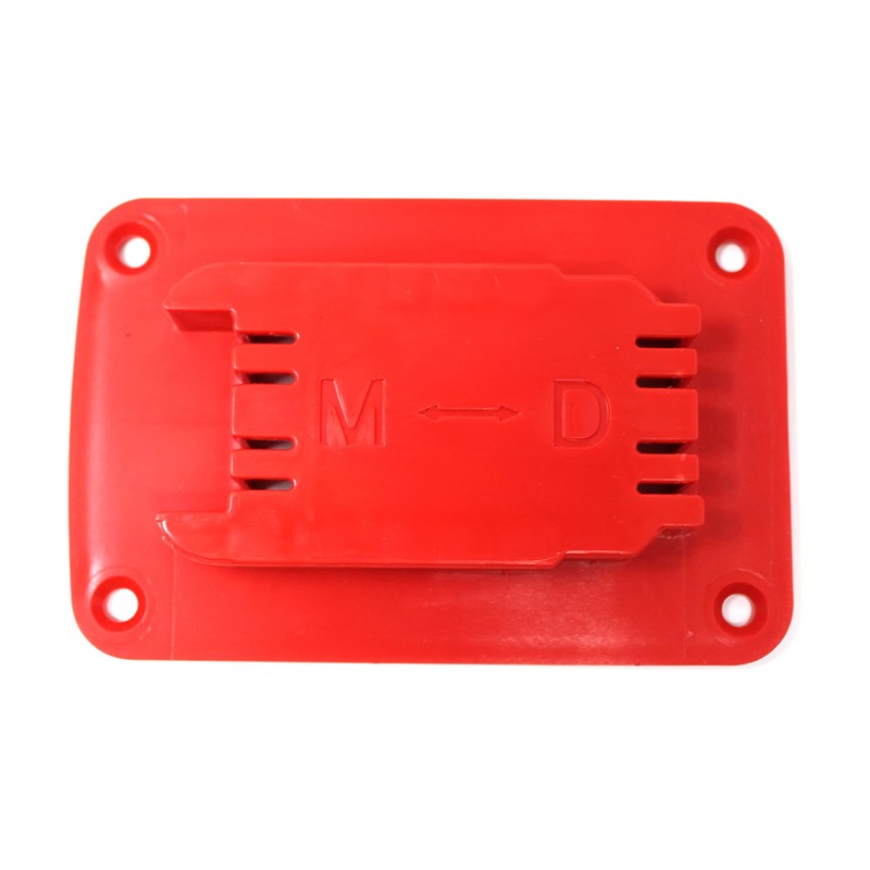 JSP Manufacturing Red Plastic Power Tool Holder Mount for Milwaukee