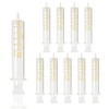 Jiaxix 10 Pack 10ml Glass Syringe With Caps