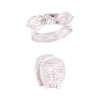 Hudson Baby Cotton Headband and Scratch Mitten Set, Gray Feather,