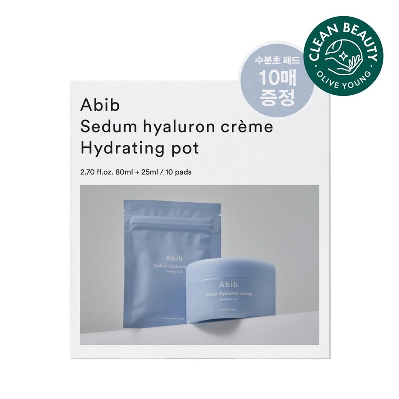 Abib Sedum Hyaluron Creme Hydrating Pot 80mL (+Sedum Hyaluron Pad