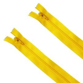Seeking ROAM Standard Zippers, Nylon Coil, 2 Pieces (Yellow, 14” Inches)
