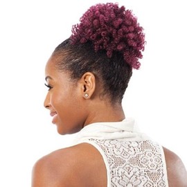 AFRO PUNK MEDIUM (1 Jet Black) - Shake N Go FreeTress Equal Drawstring Ponytail
